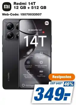 expert Techno Land Redmi 14T 12 GB + 512 GB Angebot