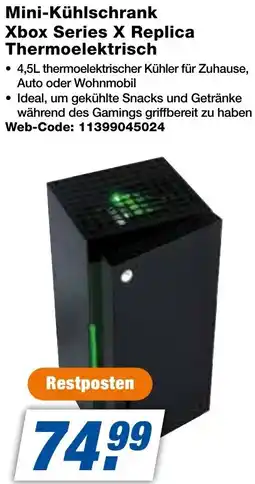 expert Techno Land Mini-Kühlschrank Xbox Series X Replica Thermoelektrisch Angebot