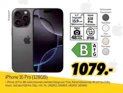 MEDIMAX Apple iphone 16 pro (128gb) Angebot