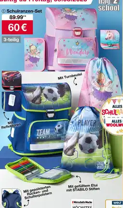 Woolworth Bag 2 school schulranzen-set magical wonders Angebot