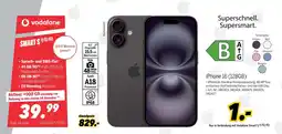 MEDIMAX Apple smartphone iphone 16 (128gb) Angebot