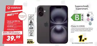 MEDIMAX Apple smartphone iphone 16 (128gb) Angebot