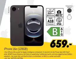 MEDIMAX Apple iphone 16e (128gb) Angebot