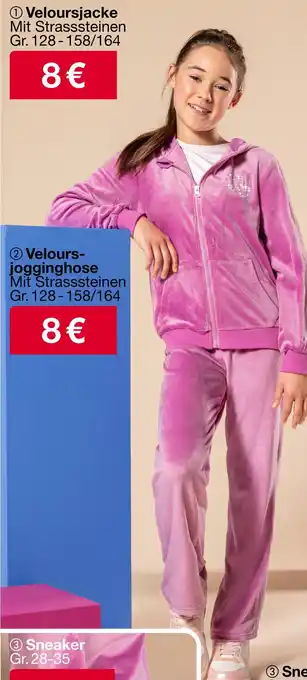 Woolworth Veloursjacke Angebot