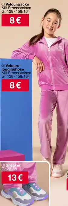 Woolworth Veloursjogginghose Angebot