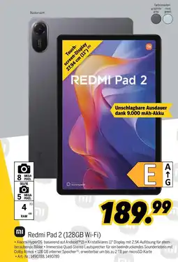 MEDIMAX Xiaomi redmi pad 2 (128gb wi-fi) Angebot