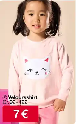 Woolworth Veloursshirt Angebot