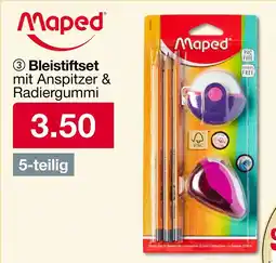 Woolworth Maped bleistiftset mit anspitzer & radiergummi Angebot