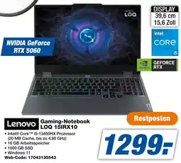 expert Techno Land Lenovo Gaming-Notebook LOQ 15IRX10 Angebot