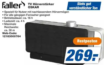 expert Techno Land Faller TV Hörverstärker OSKAR Angebot