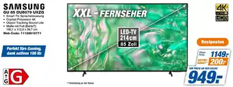 expert Techno Land SAMSUNG GU 85 DU8079 UXZG Angebot