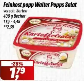 Simmel Feinkost popp Walter Popps Salat Angebot