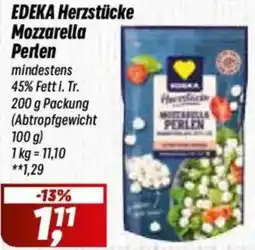 Simmel EDEKA Herzstücke Mozzarella Perlen Angebot