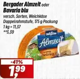 Simmel Bergader Almzeit oder Bavaria blu Angebot