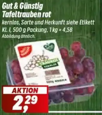Simmel Gut & Günstig Tafeltrauben rot Angebot