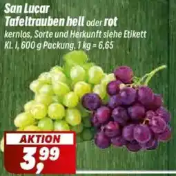 Simmel San Lucar Tafeltrauben hell oder rot Angebot