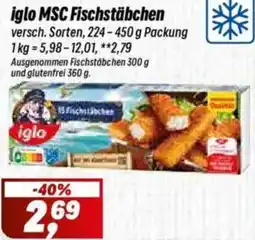 Simmel iglo MSC Fischstäbchen Angebot