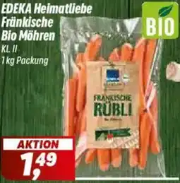 Simmel EDEKA Heimatliebe Fränkische Bio Möhren Angebot