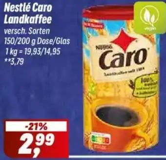 Simmel Nestlé Caro Landkaffee Angebot