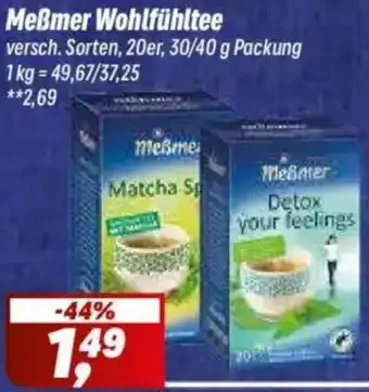 Simmel Meßmer Wohlfühltee Angebot