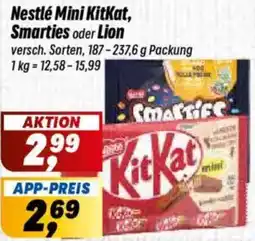 Simmel Nestlé Mini KitKat, Smarties oder Lion Angebot