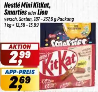 Simmel Nestlé Mini KitKat, Smarties oder Lion Angebot