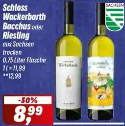 Simmel Schloss Wackerbarth Bacchus oder Riesling Angebot