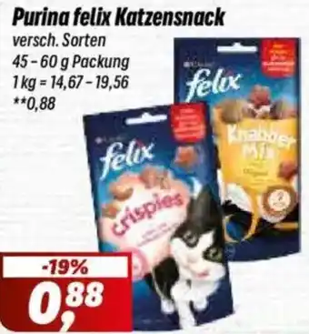 Simmel Purina felix Katzensnack Angebot