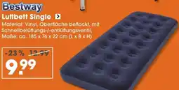 V Baumarkt Bestway Luftbett Single Angebot