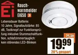V Baumarkt Ei Rauchwarnmelder EI650 Angebot