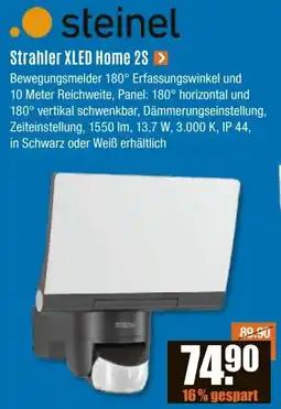 V Baumarkt Steinel Strahler XLED Home 2S Angebot