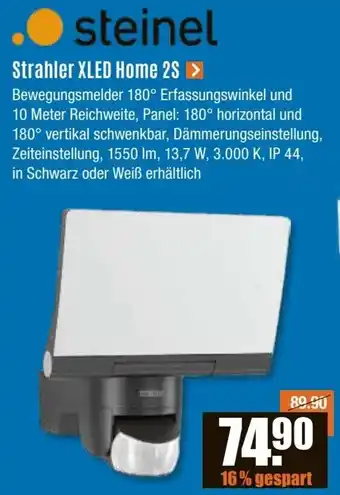 V Baumarkt Steinel Strahler XLED Home 2S Angebot