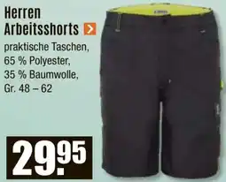 V Baumarkt Herren Arbeitsshorts Angebot
