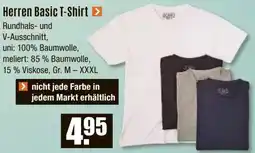 V Baumarkt Herren Basic T-Shirt Angebot