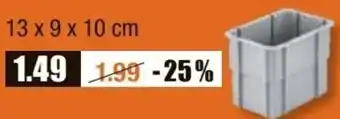 V Baumarkt Einsatzkasten für Kunststoffbehälter Angebot