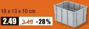 V Baumarkt Einsatzkasten für Kunststoffbehälter Angebot