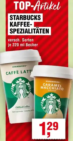 Handelshof Starbucks kaffeespezialitäten Angebot