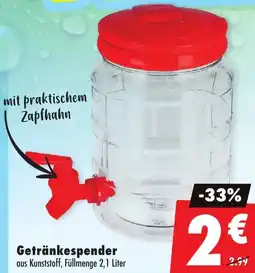 Mäc Geiz Getränkespender Angebot
