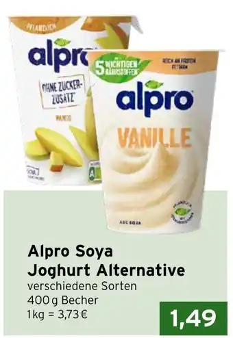 CAP Markt Alpro Soya Joghurt Alternative Angebot