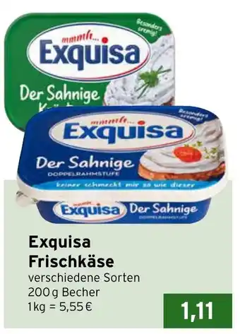 CAP Markt Exquisa Frischkäse Angebot