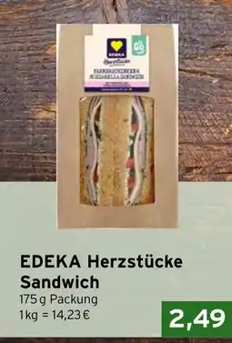 CAP Markt EDEKA Herzstücke Sandwich Angebot