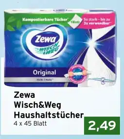 CAP Markt Zewa Wisch&Weg Haushaltstücher Angebot