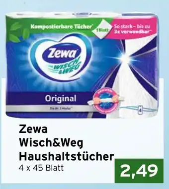 CAP Markt Zewa Wisch&Weg Haushaltstücher Angebot