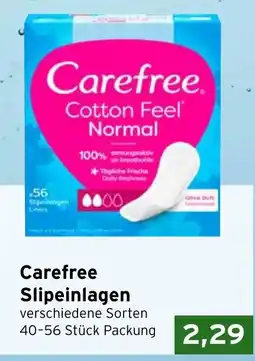 CAP Markt Carefree Slipeinlagen Angebot