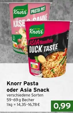 CAP Markt Knorr Pasta oder Asia Snack Angebot