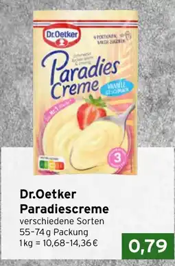 CAP Markt Dr. Oetker Paradiescreme Angebot