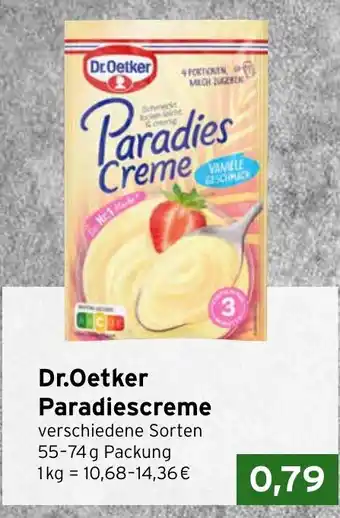 CAP Markt Dr. Oetker Paradiescreme Angebot