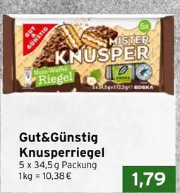 CAP Markt Gut&Günstig Knusperriegel Angebot