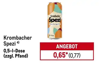 METRO Krombacher Spezi Angebot
