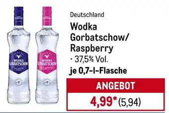 METRO Wodka Gorbatschow/ Raspberry Angebot